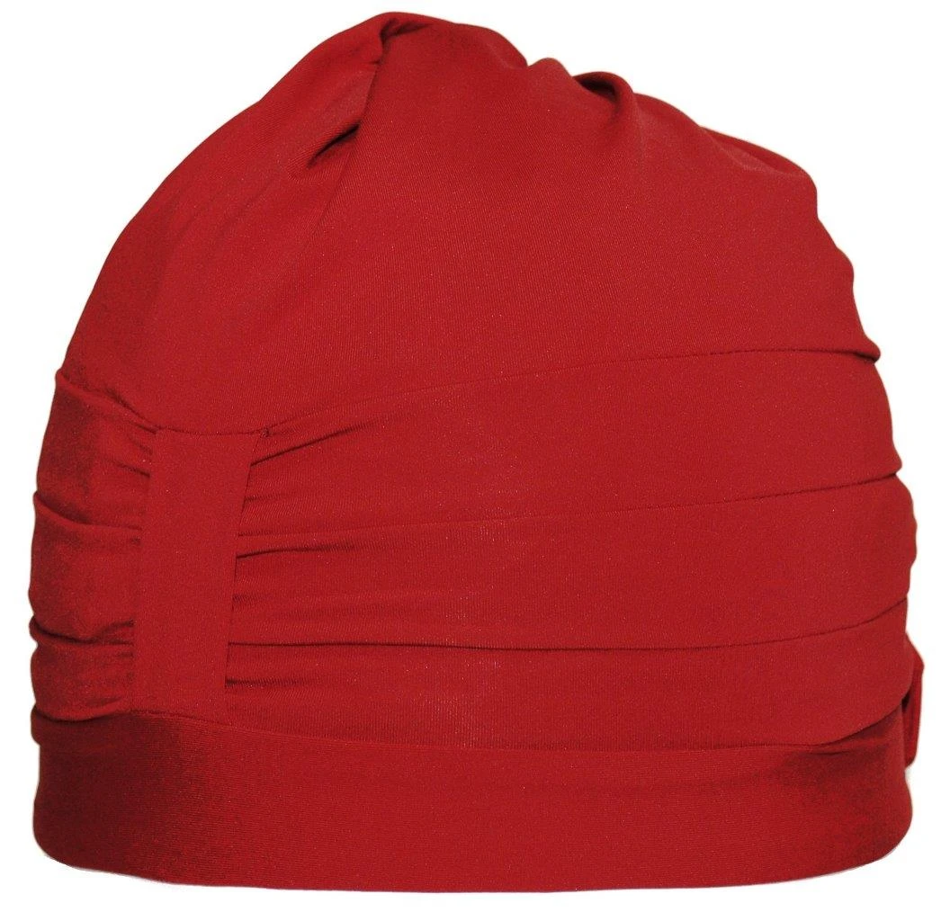 Шапочки для бассейна из ткани женская на липучке САР 20